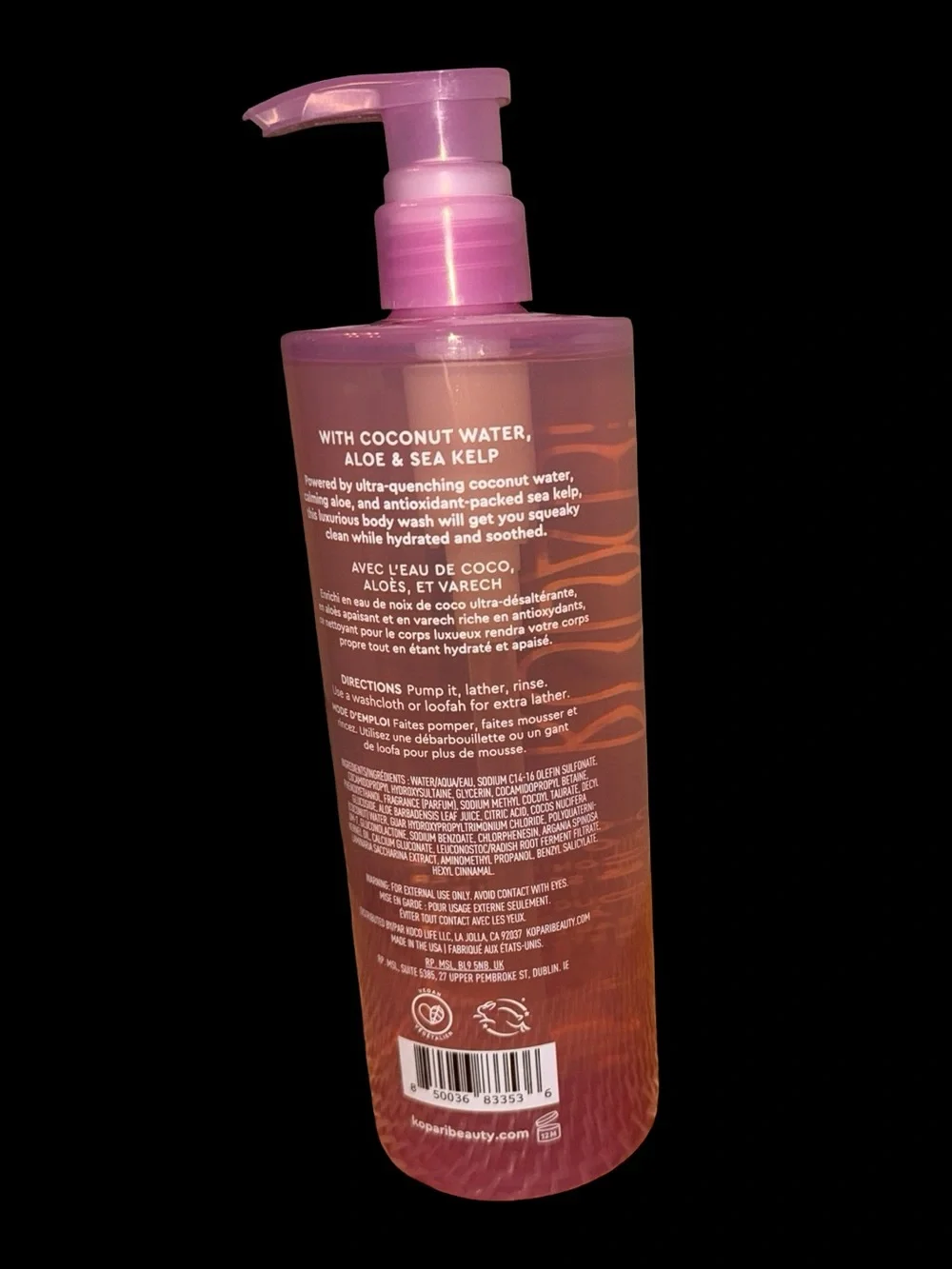 Kopari Jumbo Coconut Hydrating Body Wash with Aloe & Sea Kelp